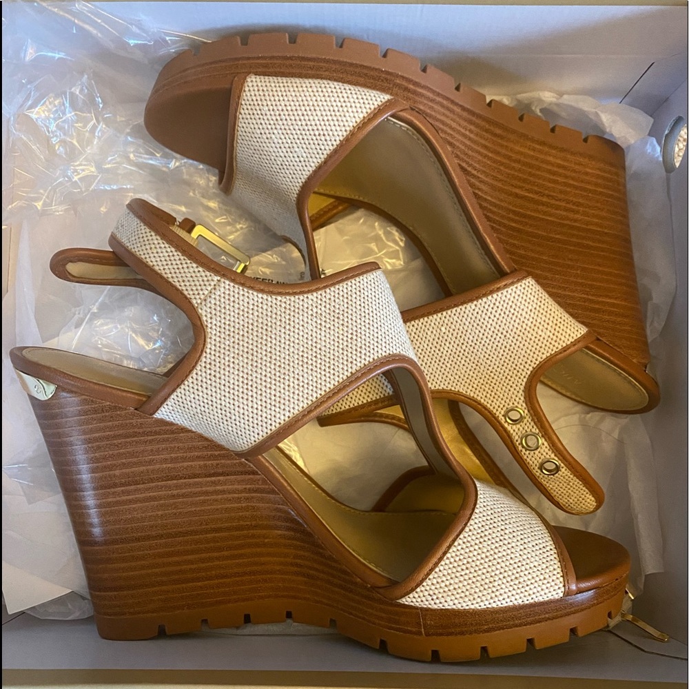 Michael Kors wedges, size 8